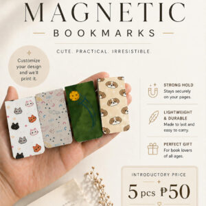 custom magnetic bookmarks